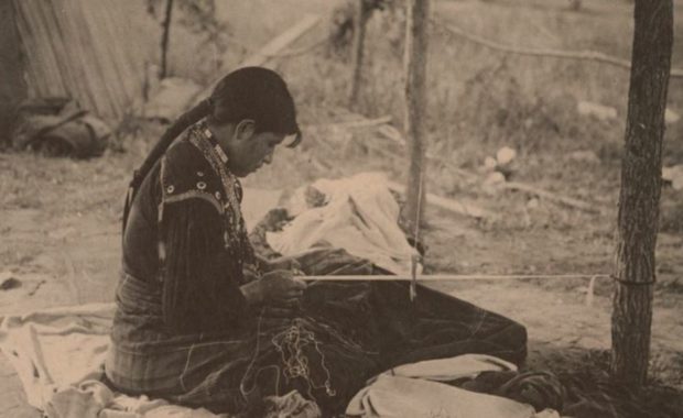 Comanche History Seated Woman